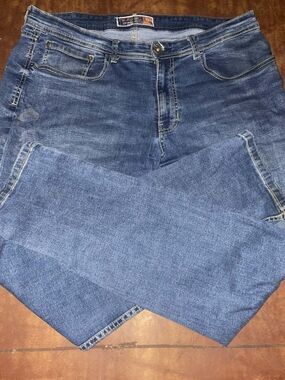 Weatherproof Men's Dark Blue Relaxed Fit Jeans
